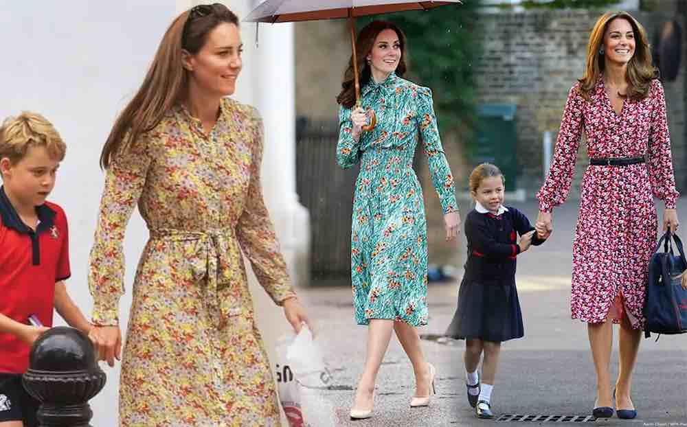 Kate Middleton accompagna figlia abito Zara