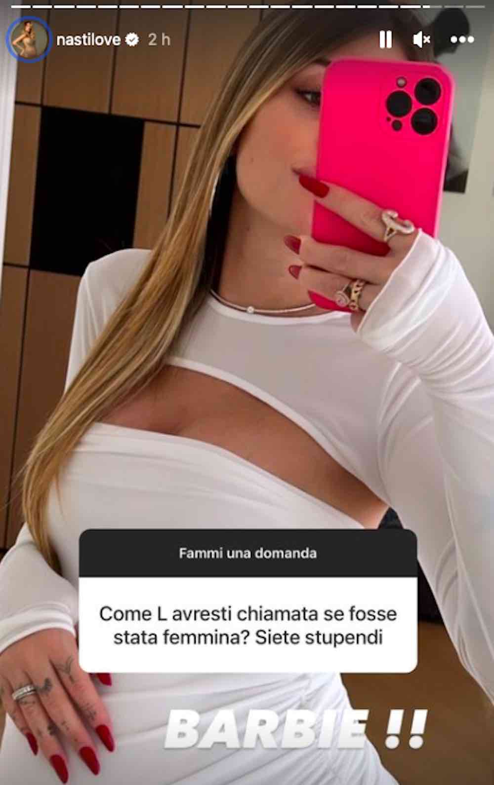 Chiara Nasti sul bebe in arrivo