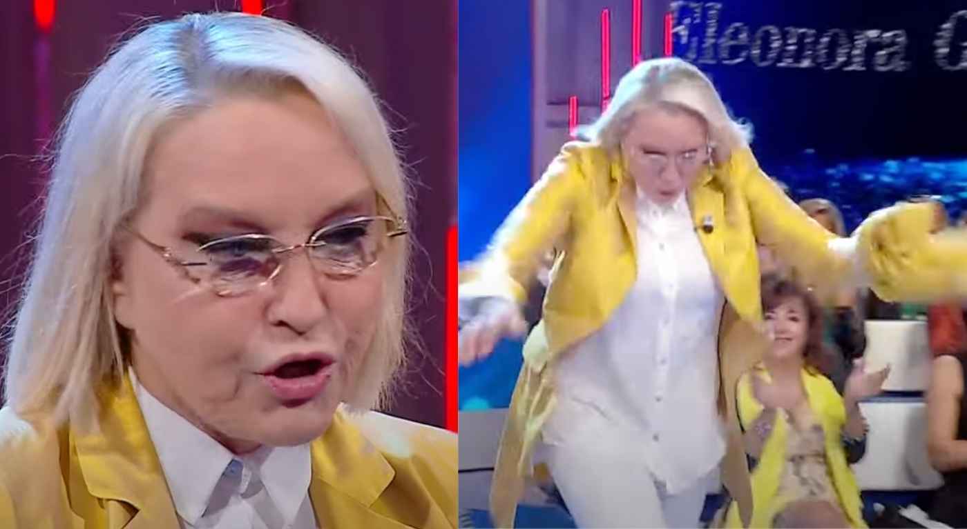 Eleonora Giorgi cade
