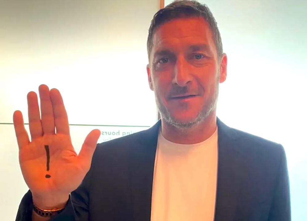 Totti vittoria dedica Noemi