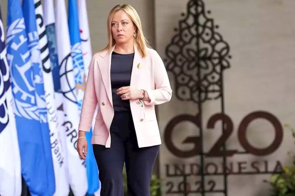 Giorgia Meloni al G20