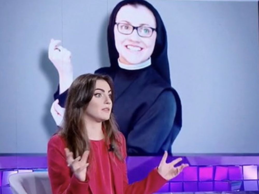 Ospite a Verissimo Suor Cristina