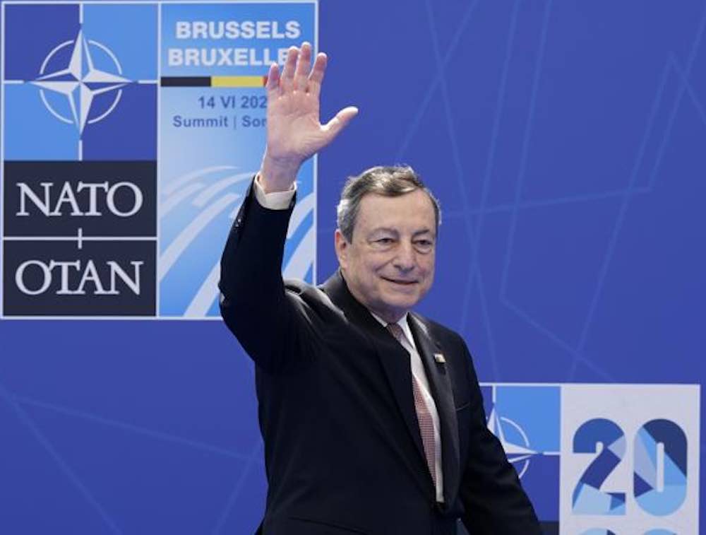 Mario Draghi alla Nato