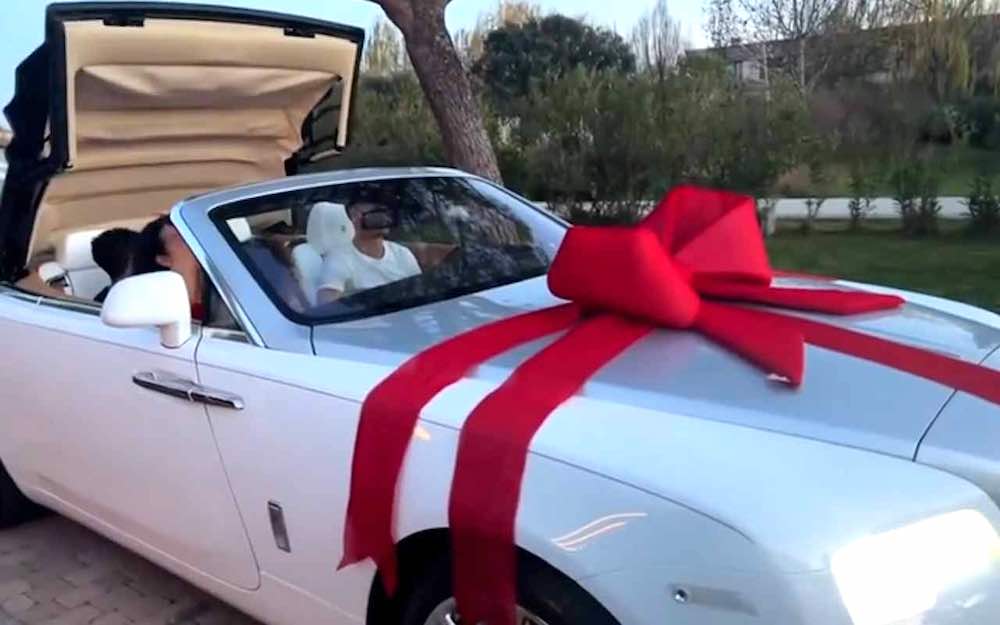 regalo di Georgina a CR7 Rolls Royce