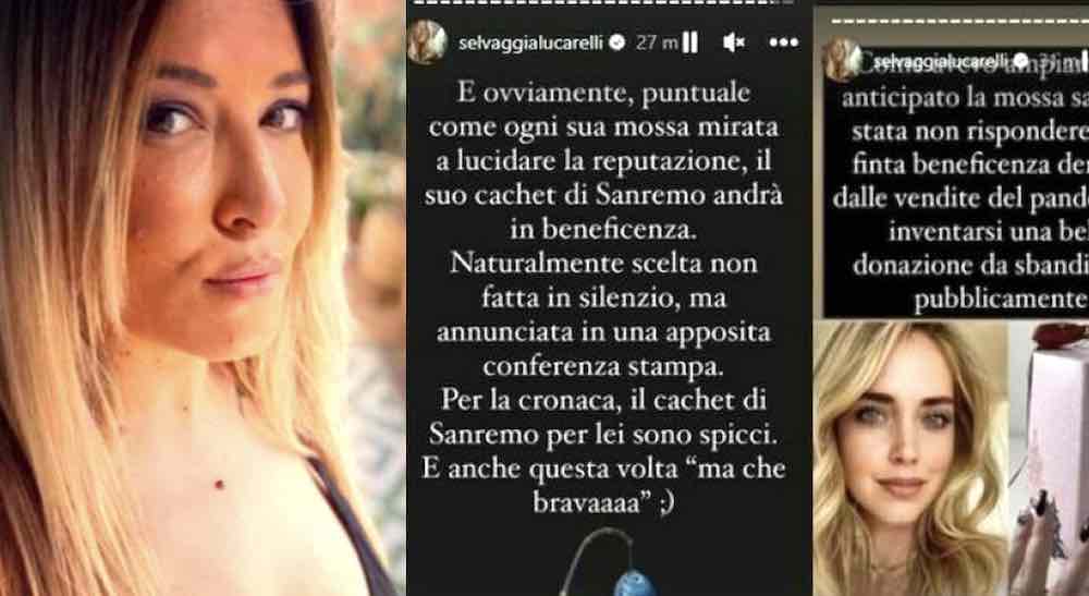 Selvaggia Lucarelli critica Chiara Ferragni