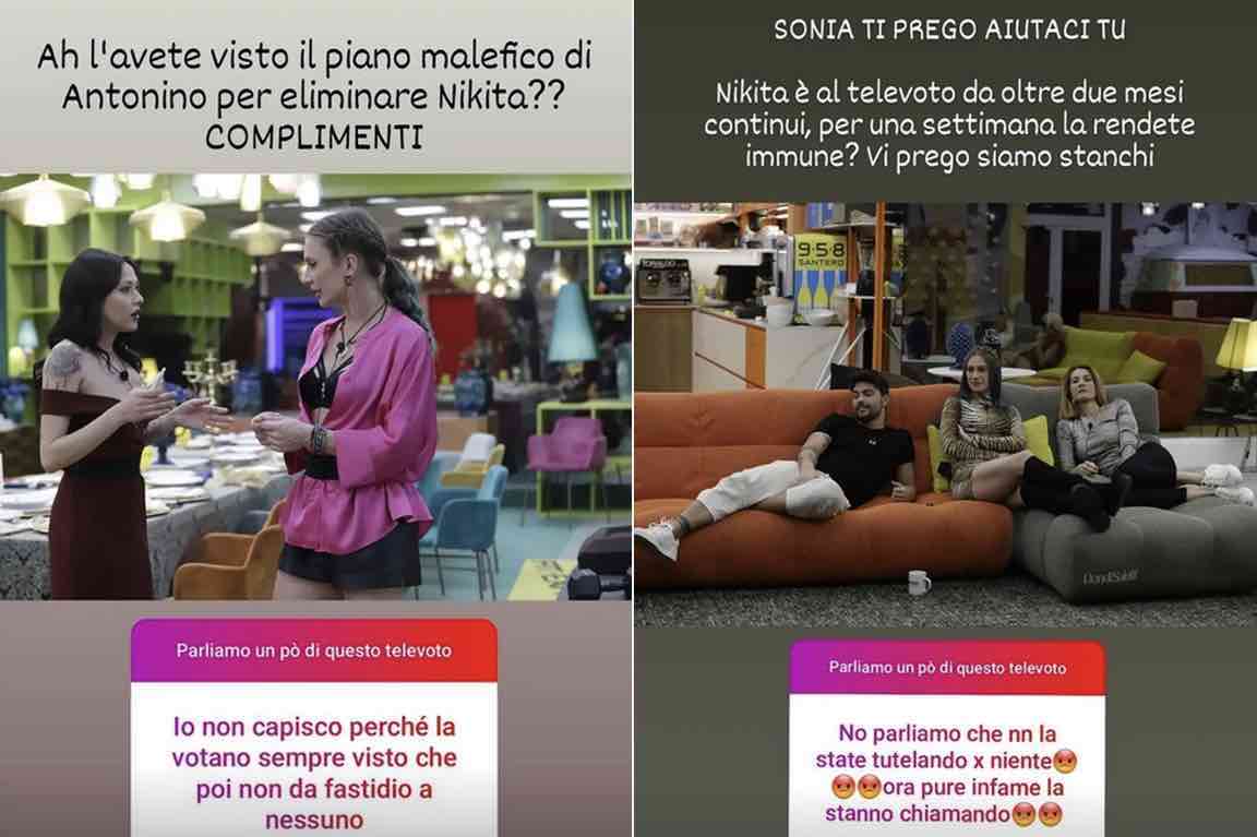 GF Vip 7 appello Nikita