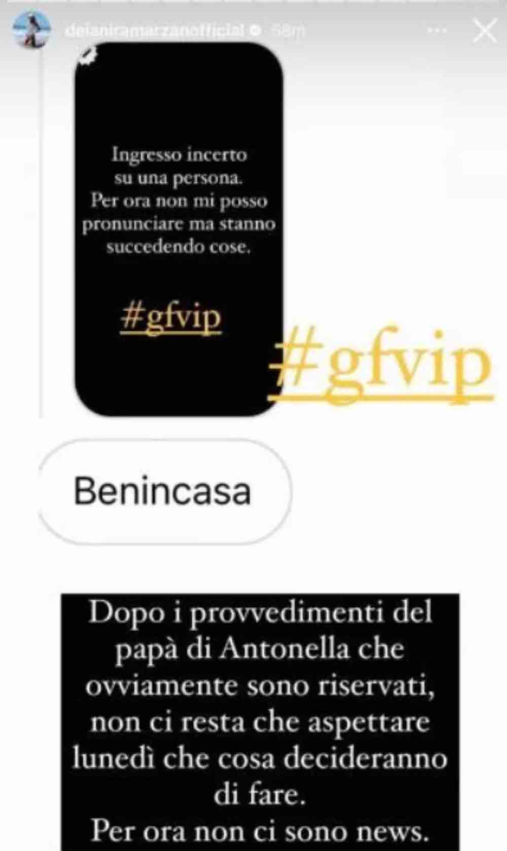 GF Vip decisione necessaria