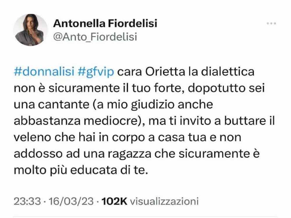 Antonella Fiordelisi dopo i risultati