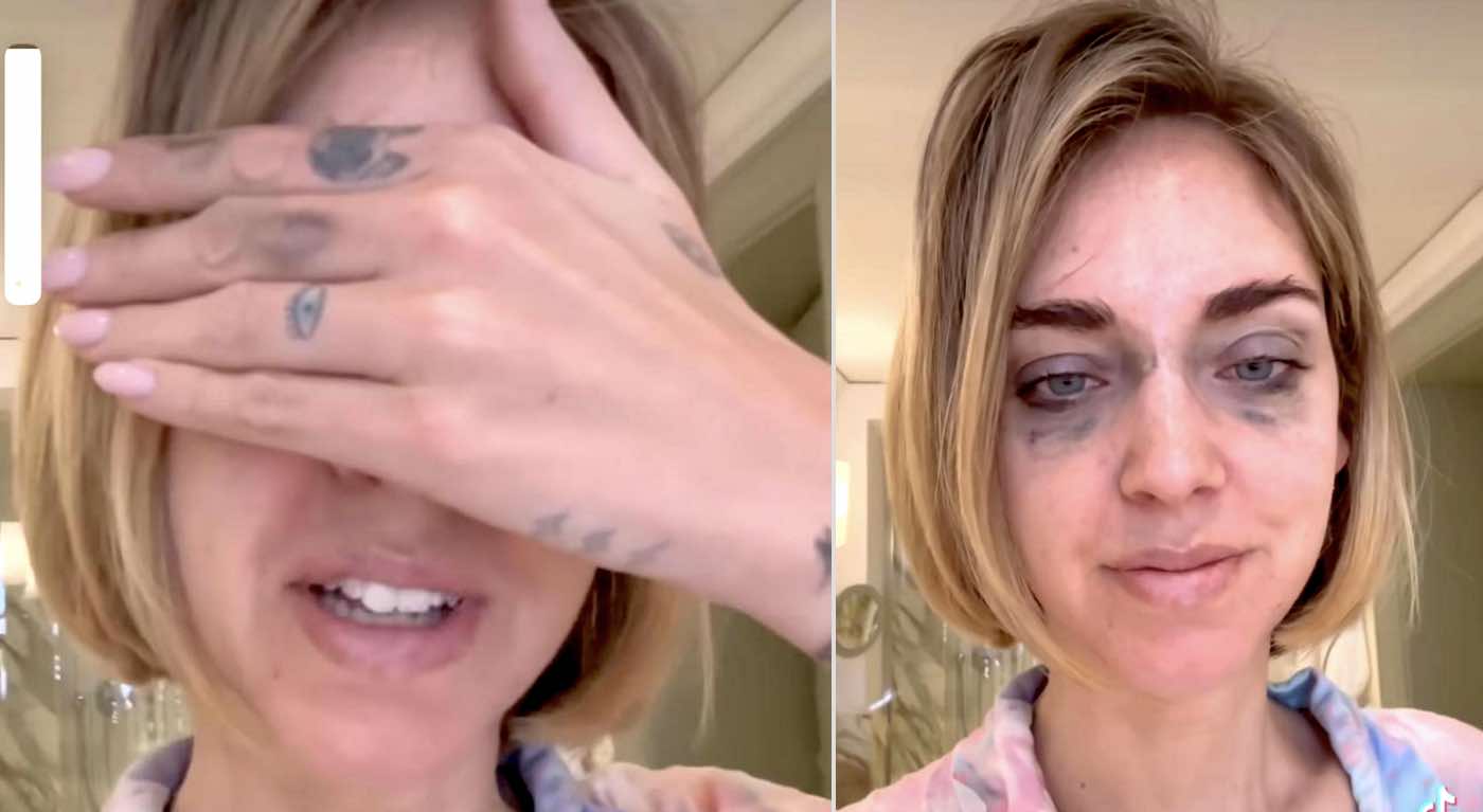 Chiara Ferragni mascara colato