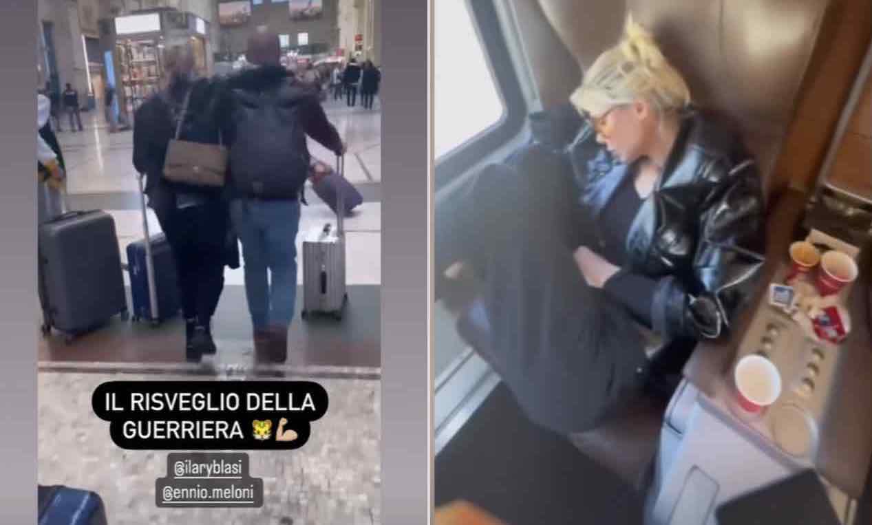 Ilary Blasi come mai vista prima