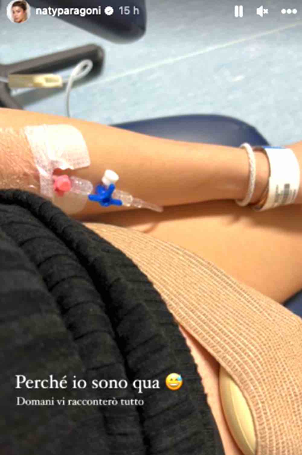 Natalia Paragoni pronto soccorso