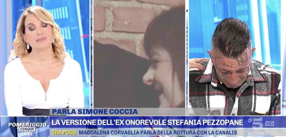 Simone Coccia stavolta crolla diretta tv