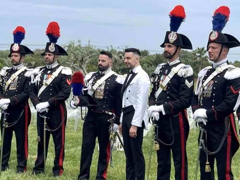 Angelo e Giuseppe Matrimonio gay carabiniere