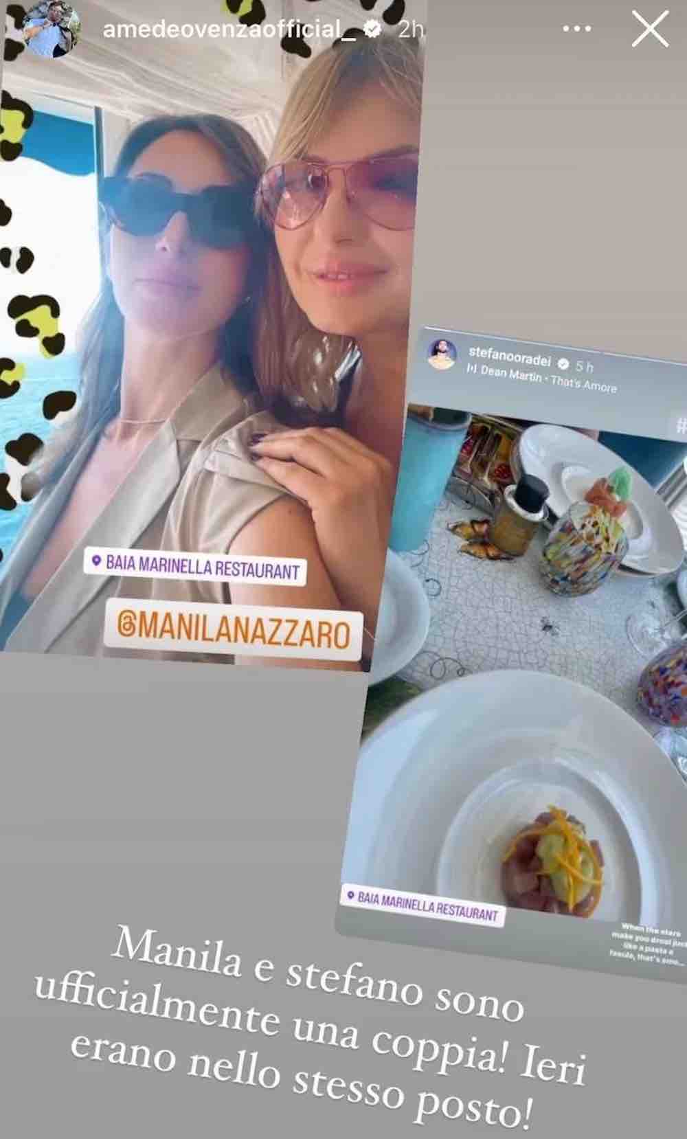 Manila Nazzaro e Stefano Oradei insieme