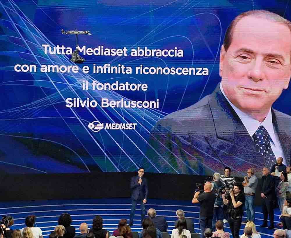 Pier Silvio Berlusconi commozione