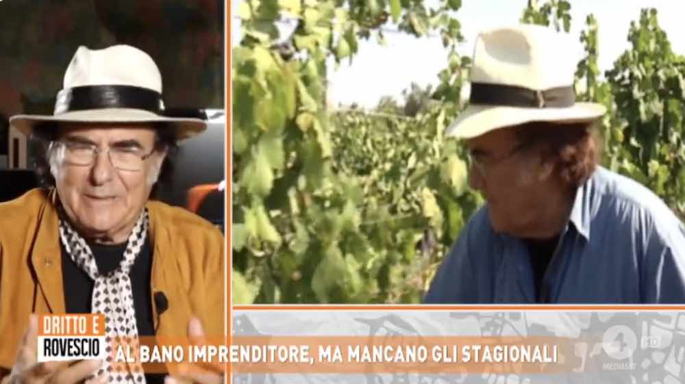 Al Bano clamorosa confessione in diretta tv