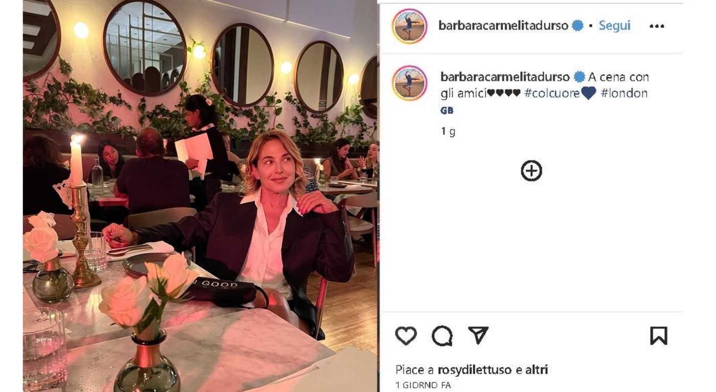 Barbara D'Urso, al naturale