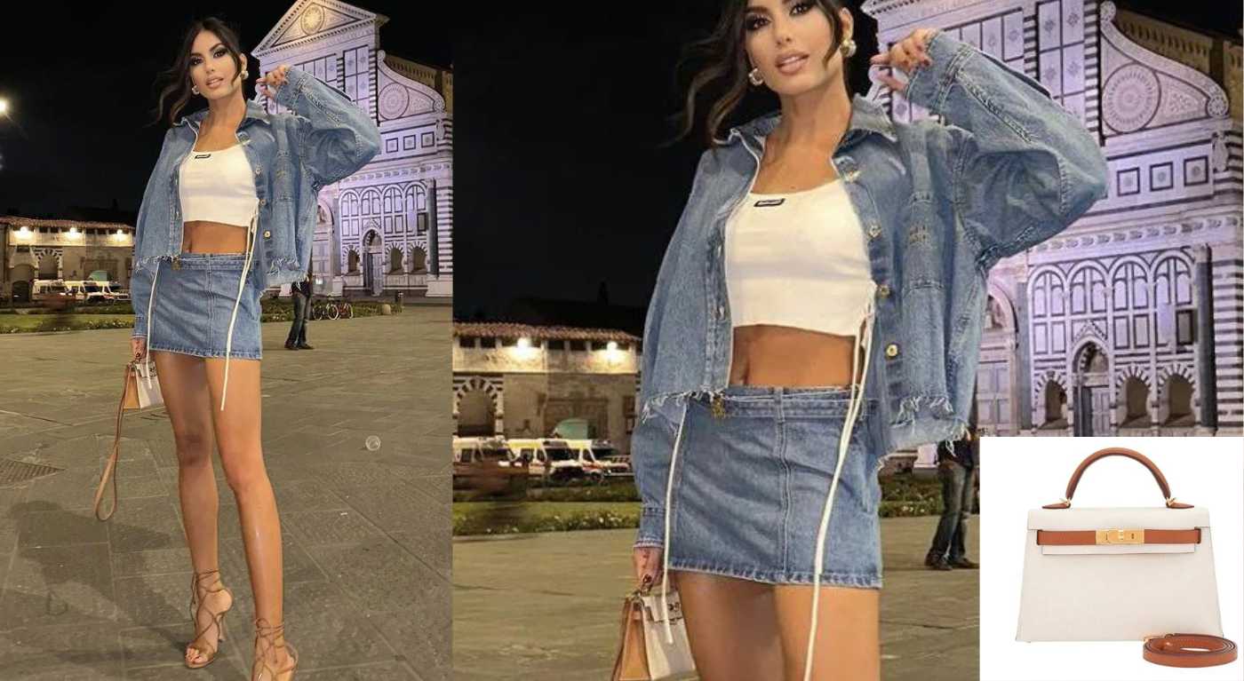 Elisabetta Gregoraci, micro bag