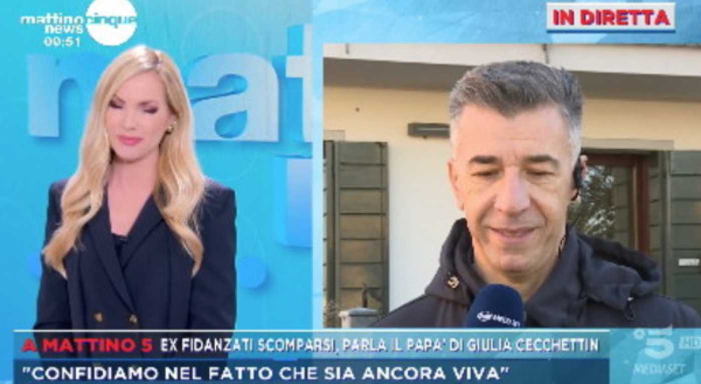 Mattino 5,padre di Giulia Cecchettin