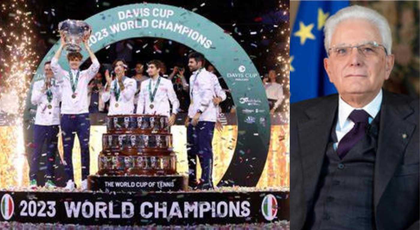 azzurri del tennis, Sergio Mattarella