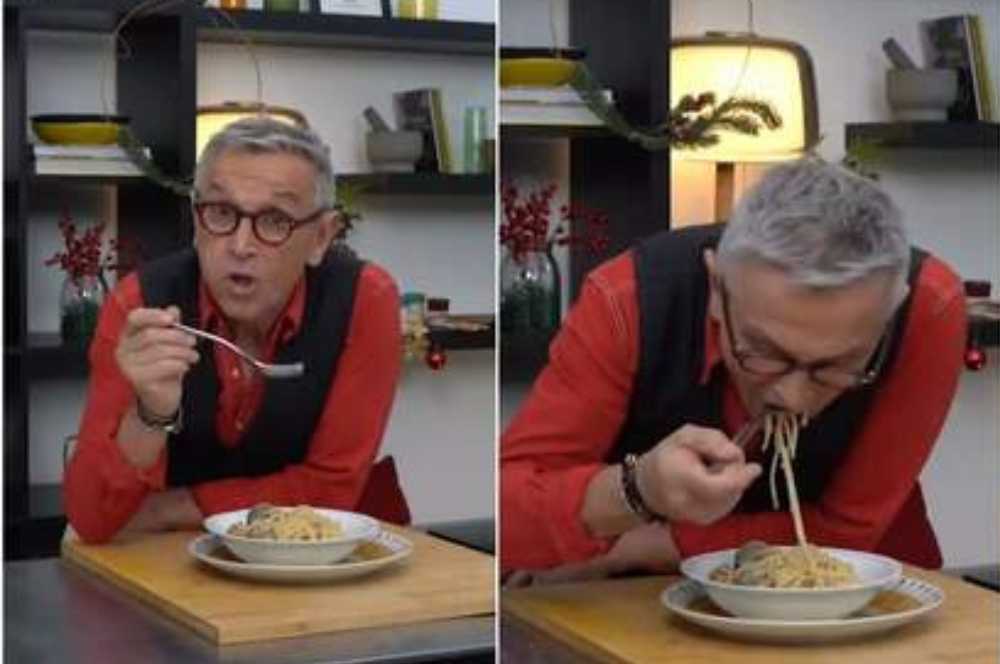 Bruno Barbieri, spaghetti alle vongole