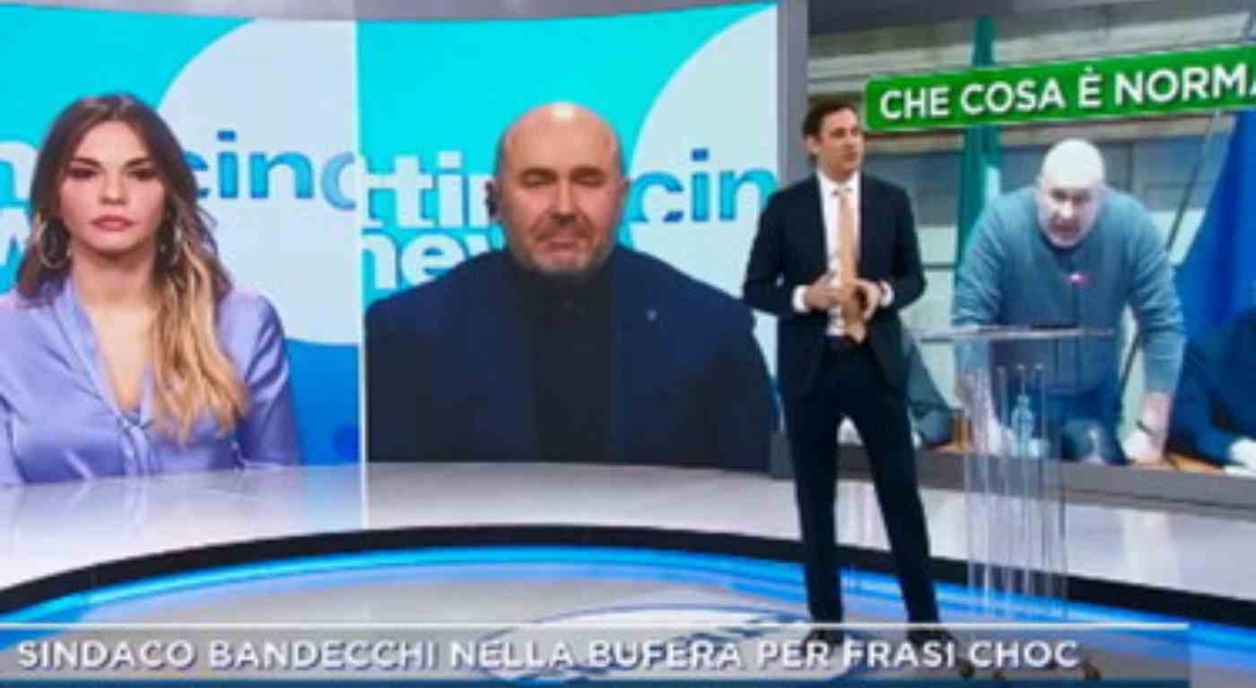 Caos a Mattino 5: Bandecchi a Manfuso, "Sei brutta come la fame". Pubblico sotto choc