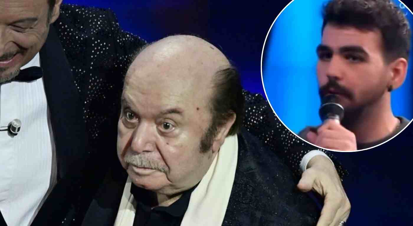 "Ecco perché non ridevo a Sanremo". Lino Banfi confessa la verità. E Ignazio de Il Volo lo punzecchia - VIDEO