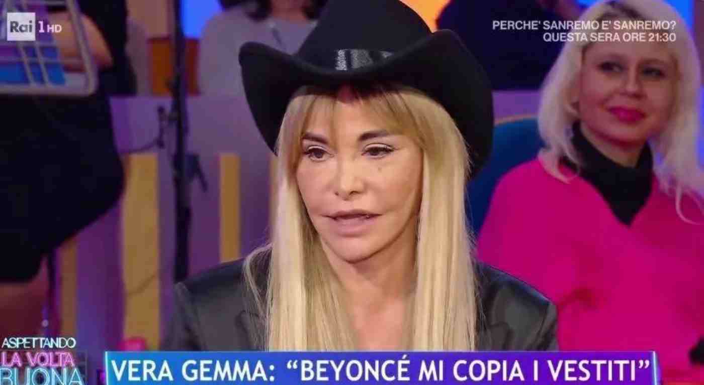 "Beyoncé mi copia, ve lo giuro". Vera Gemma choc a La Volta Buona: "Non sono pazza"