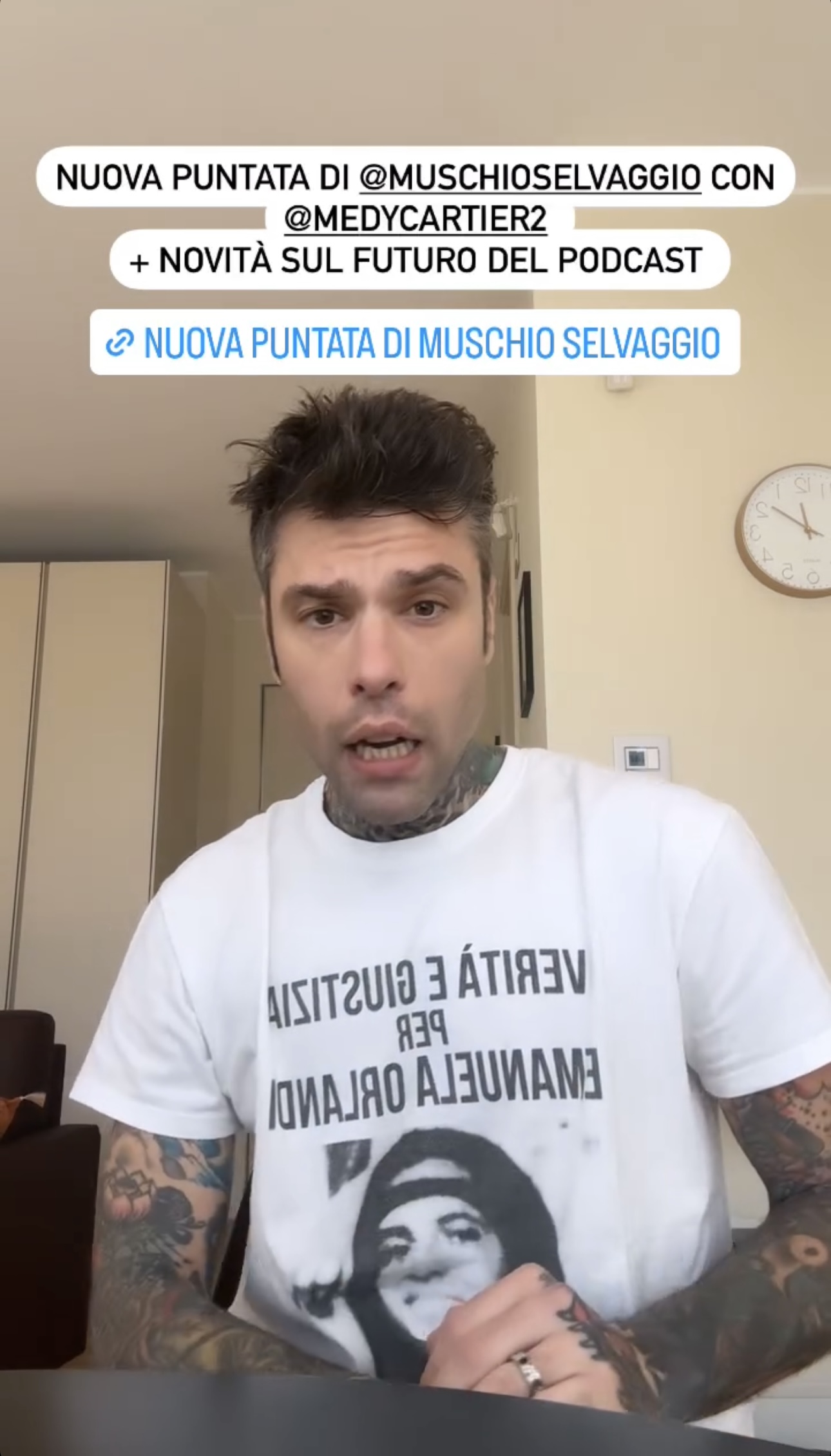 Fedez: "Per adesso chiudiamo tutto, non è opportuno continuare". La notizia è di poco fa