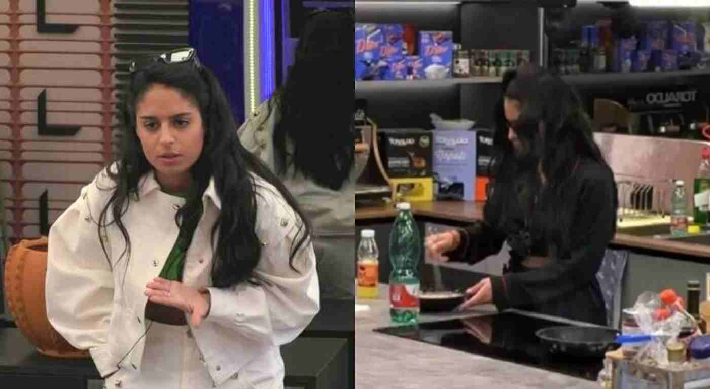 Grande Fratello, perde il controllo: volano pugni e bestemmie. Perla piange e scappa via dallo spavento - VIDEO