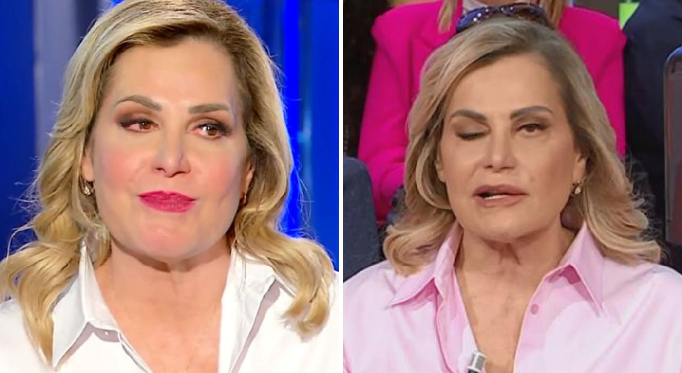 Simona Ventura col viso paralizzato in diretta: "Ecco cosa ho davvero"