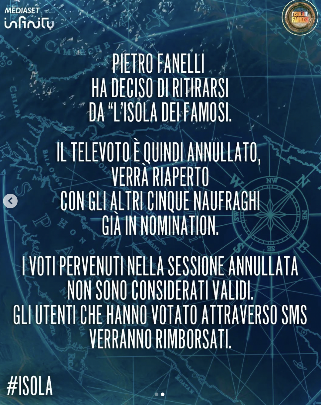 Pietro Fanelli si ritira dall'Isola dei Famosi: ecco il vero motivo dietro alla scelta