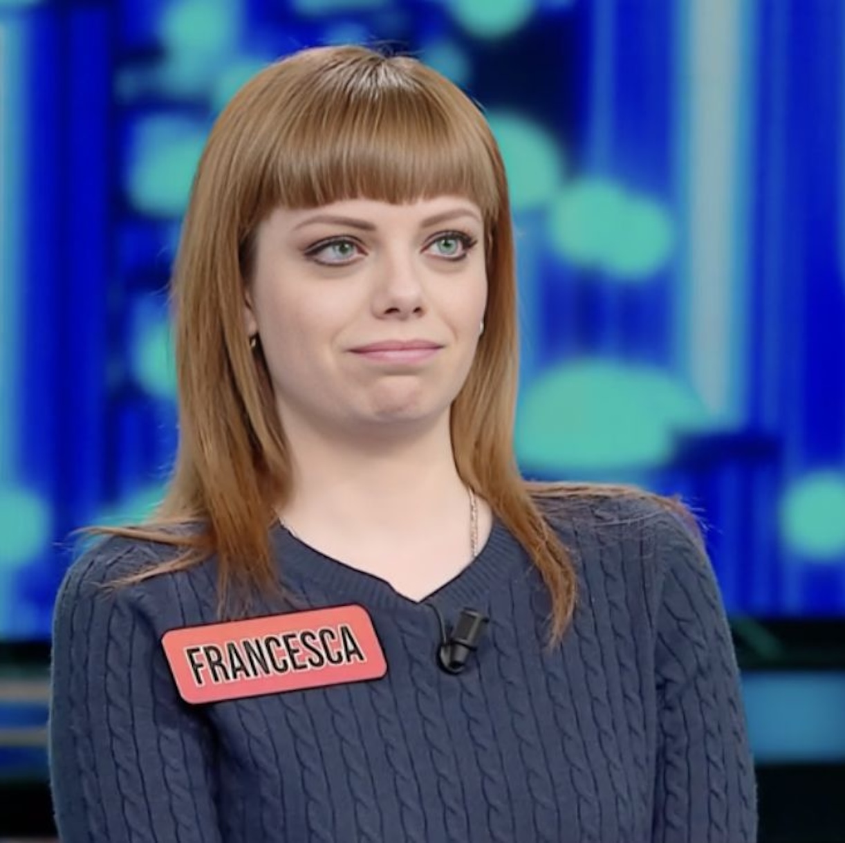 L'Eredità, momento di commozione: Francesca scoppia in lacrime - La reazione di Marco Liorni
