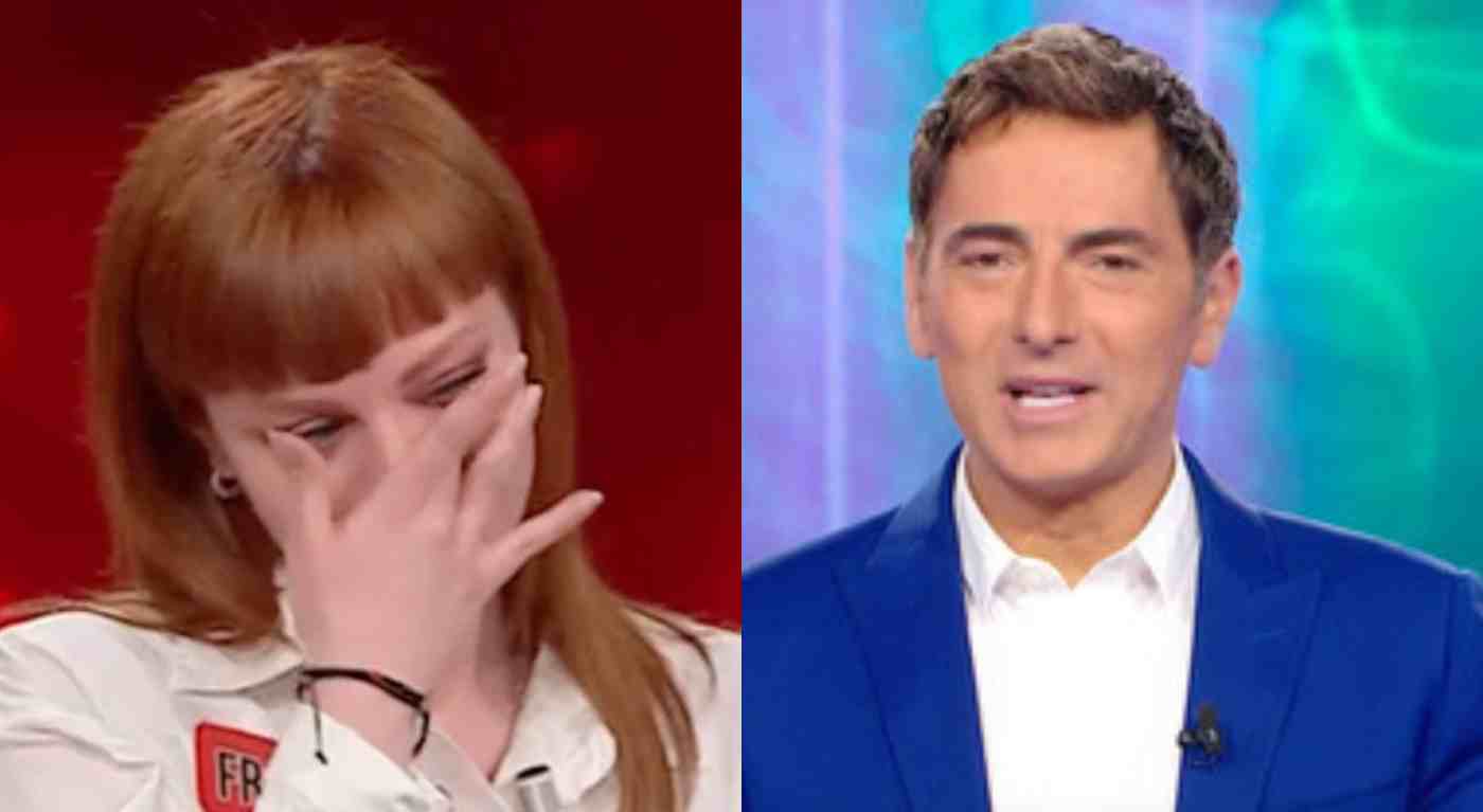 L'Eredità, momento di commozione: Francesca scoppia in lacrime - La reazione di Marco Liorni