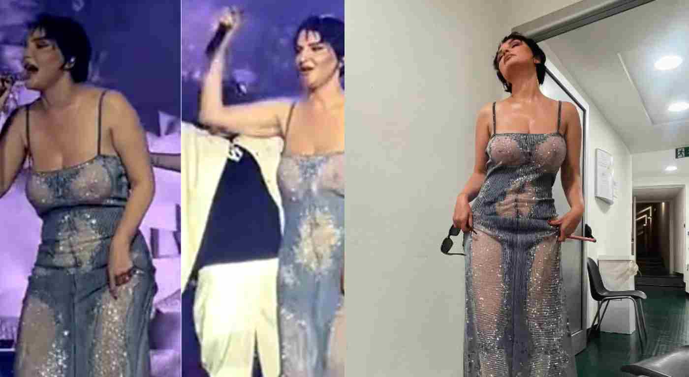 Arisa sorprende a San Siro: il suo abito trasparente fa impazzire i fan! Guarda il video virale