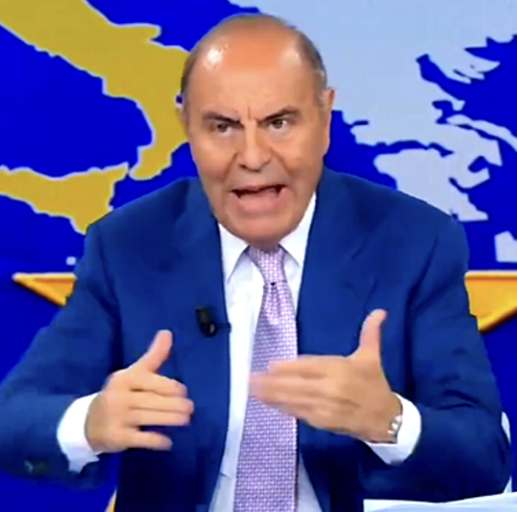 "Basta, la smettete?": Momento di tensione per Bruno Vespa a Porta a Porta