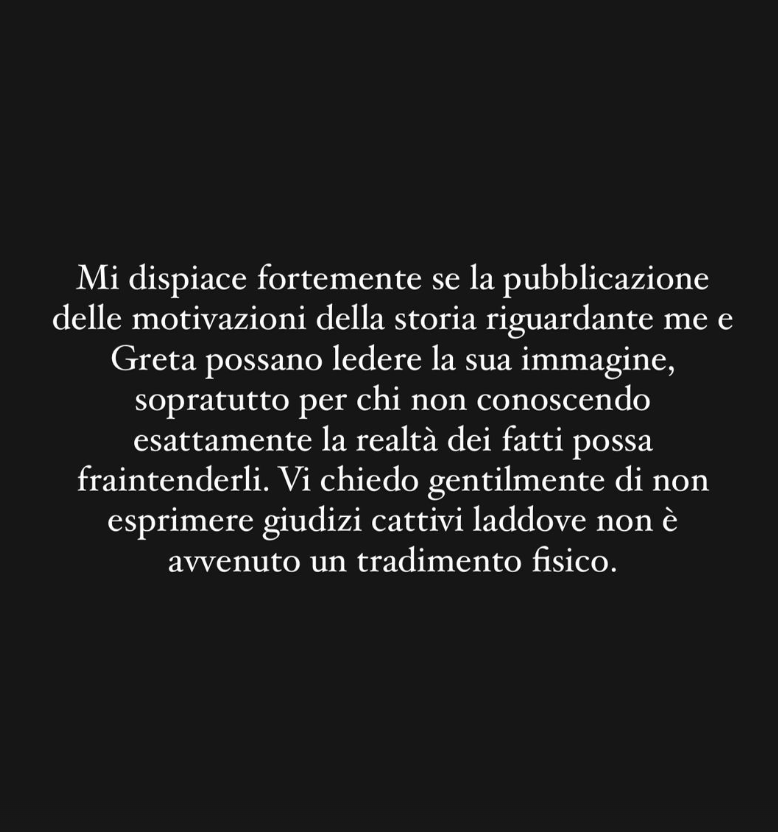 Sergio D'Ottavi dice addio a Greta Rossetti: "Mi ha fatto cose troppo gravi" - Ecco perchè è finita tra gli ex gieffini