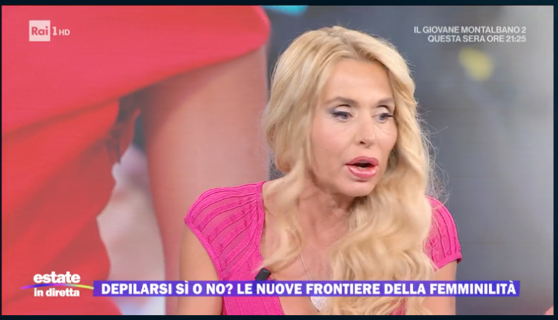 Rai1, forte attacco a Valeria Marini e ai filtri Instagram - Panico della showgirl