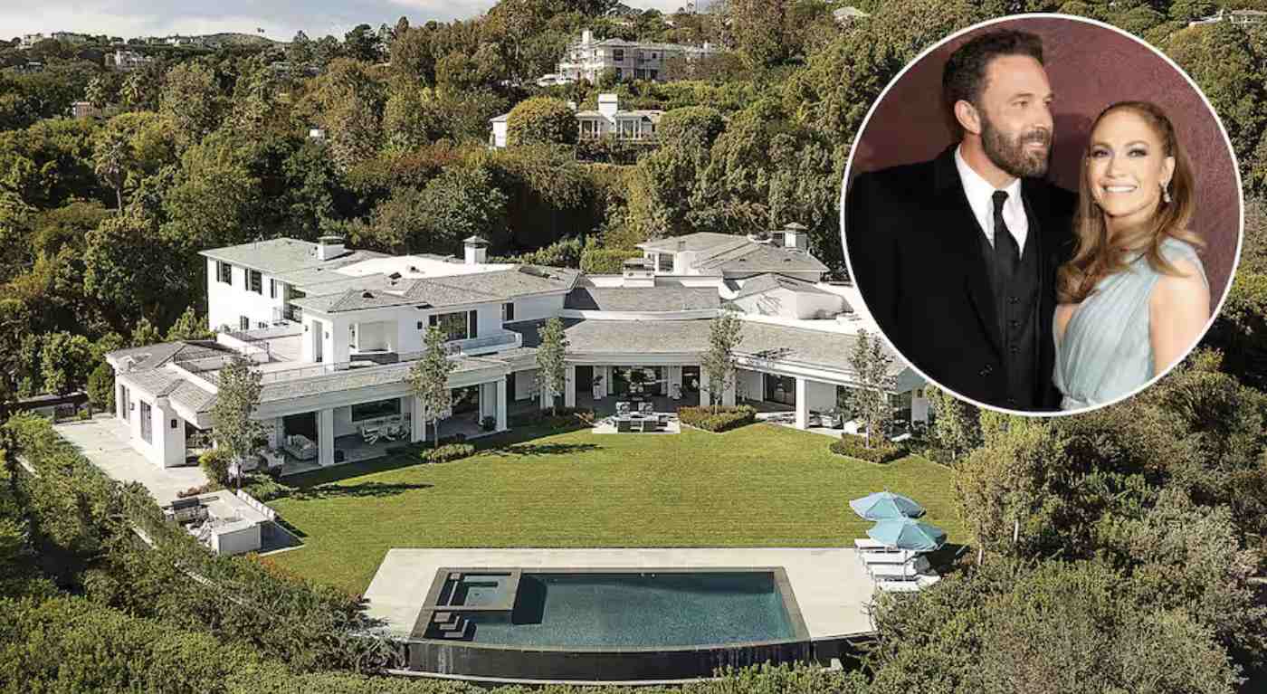 Ben Affleck e Jennifer Lopez mettono in vendita la loro imponente villa a Beverly Hills