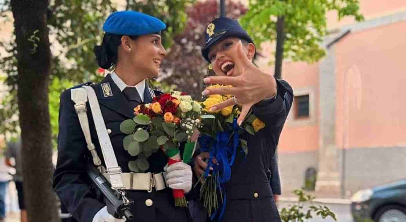 Giulia Latorre, un “sì” in divisa: ecco come ha chiesto alla collega di sposarla