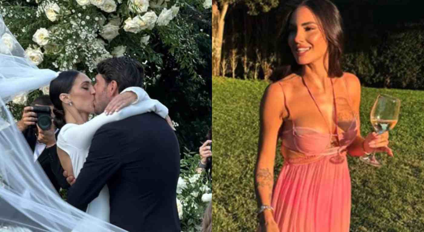 De Lellis al matrimonio di Cecilia e Ignazio, è polemica sul vestito: si vedevano le mutande