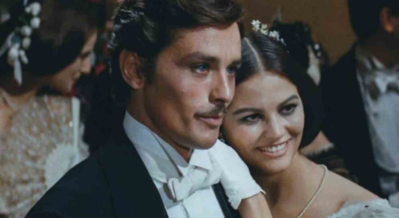 Claudia Cardinale a Alain Delon