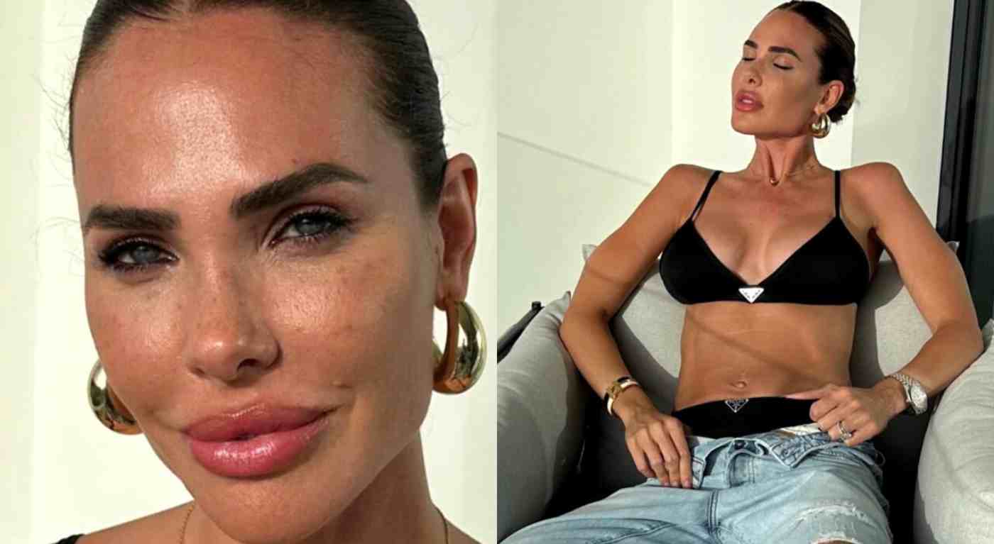 Ilary Blasi a Tenerife con un costume Prada: il prezzo è allucinante