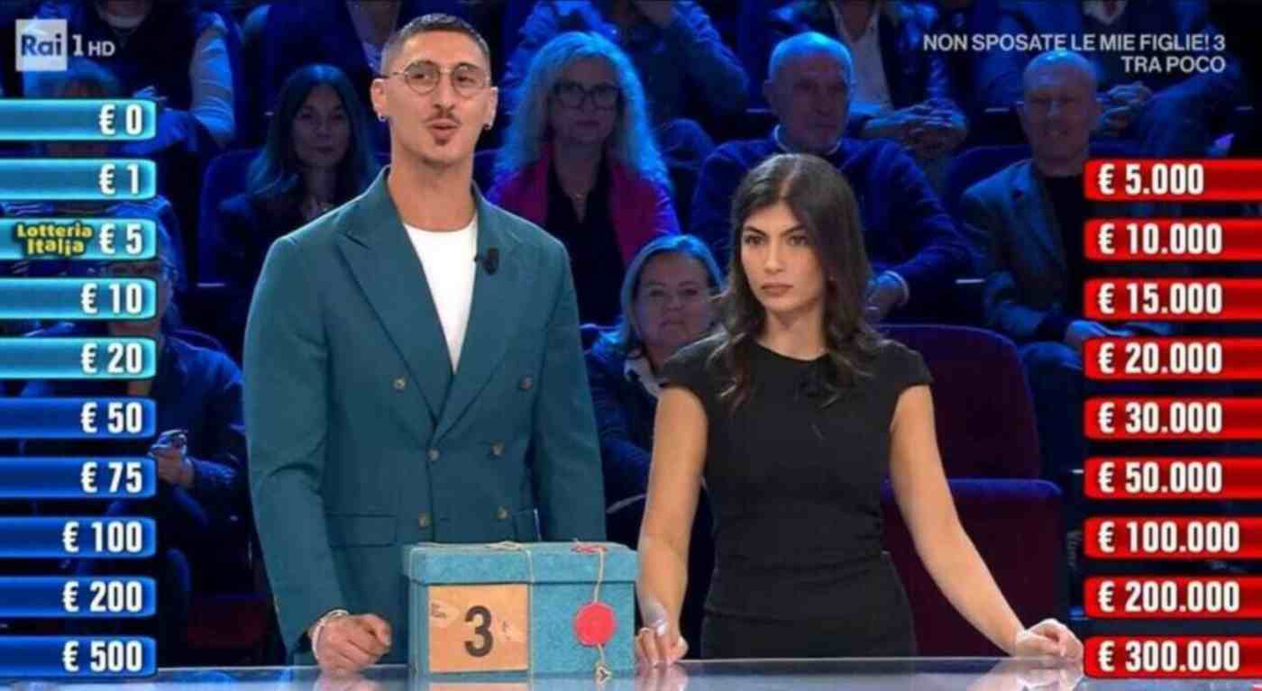 La scarpa con farfalle di “Affari Tuoi”