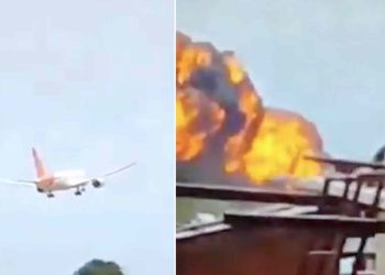 Tragedia nei cieli: aereo precipita su un quartiere con oltre 200 persone a bordo